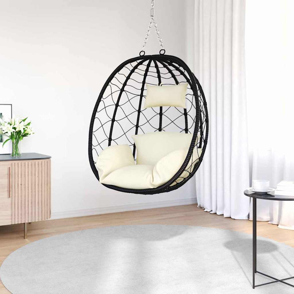 Silla huevo colgante ratán sintético