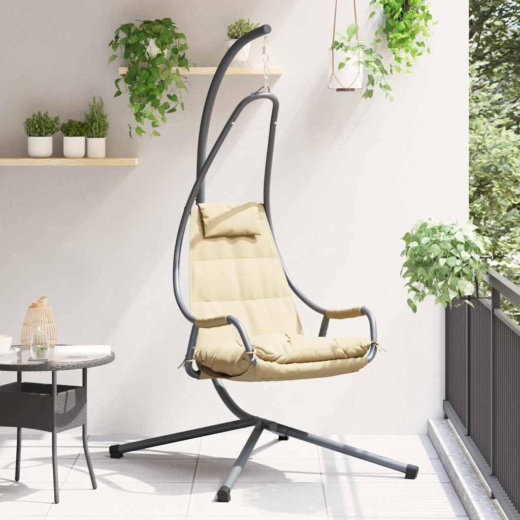 Silla huevo colgante Acero 94 x 107 x 196,5 cm