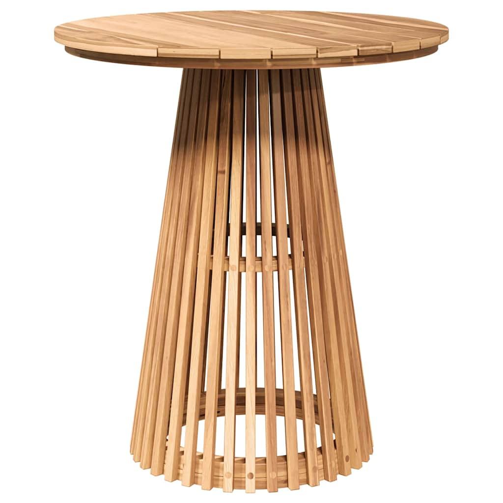 Mesa lateral Marrón Madera de teca maciza