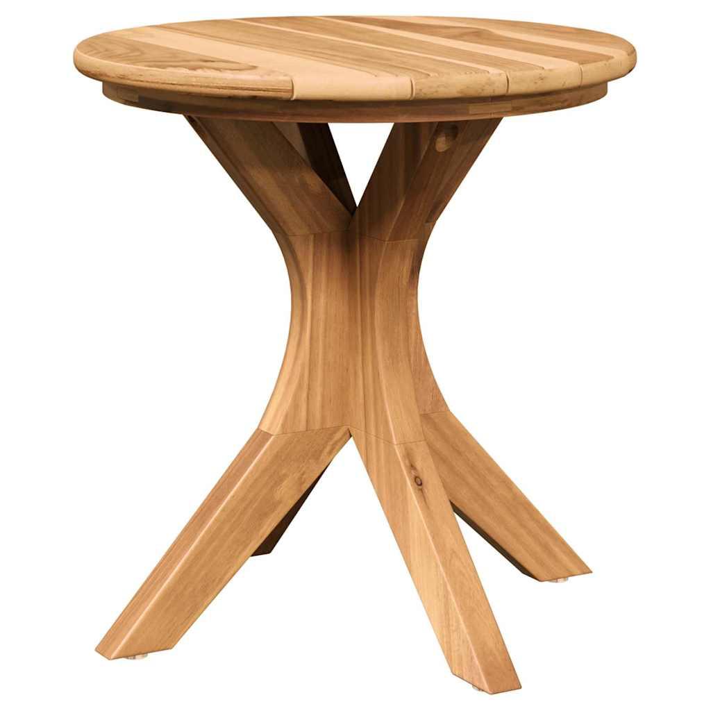Mesa lateral Marrón Madera de teca maciza