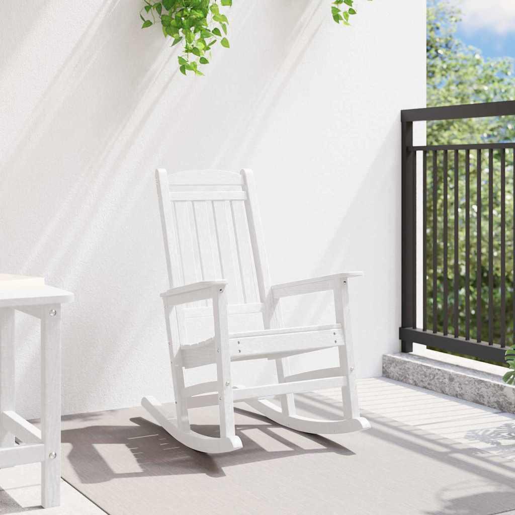 Silla mecedora de jardín HDPE