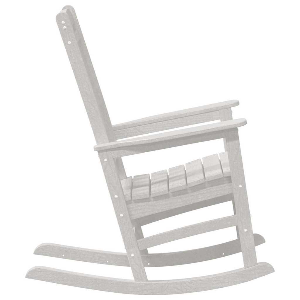 Silla mecedora de jardín HDPE