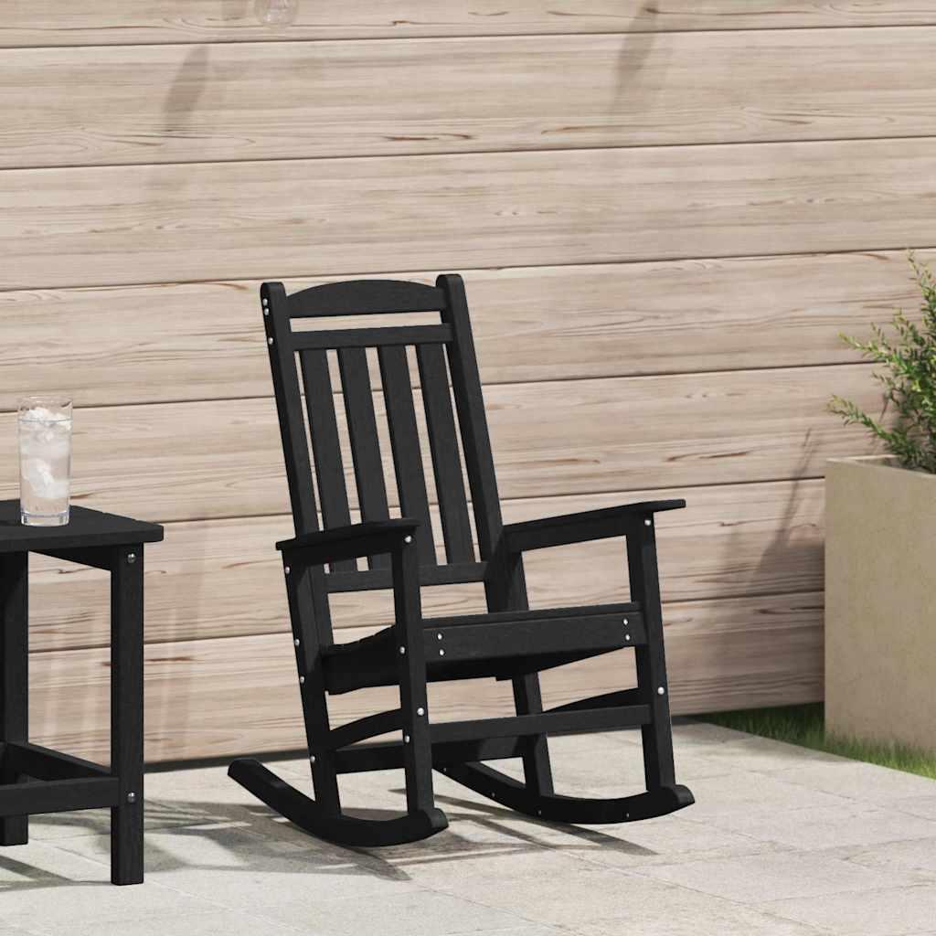 Silla mecedora de jardín HDPE