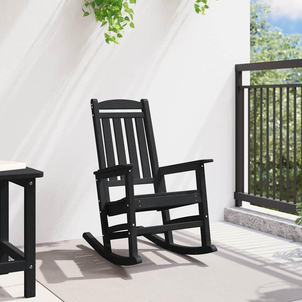 Silla mecedora de jardín HDPE