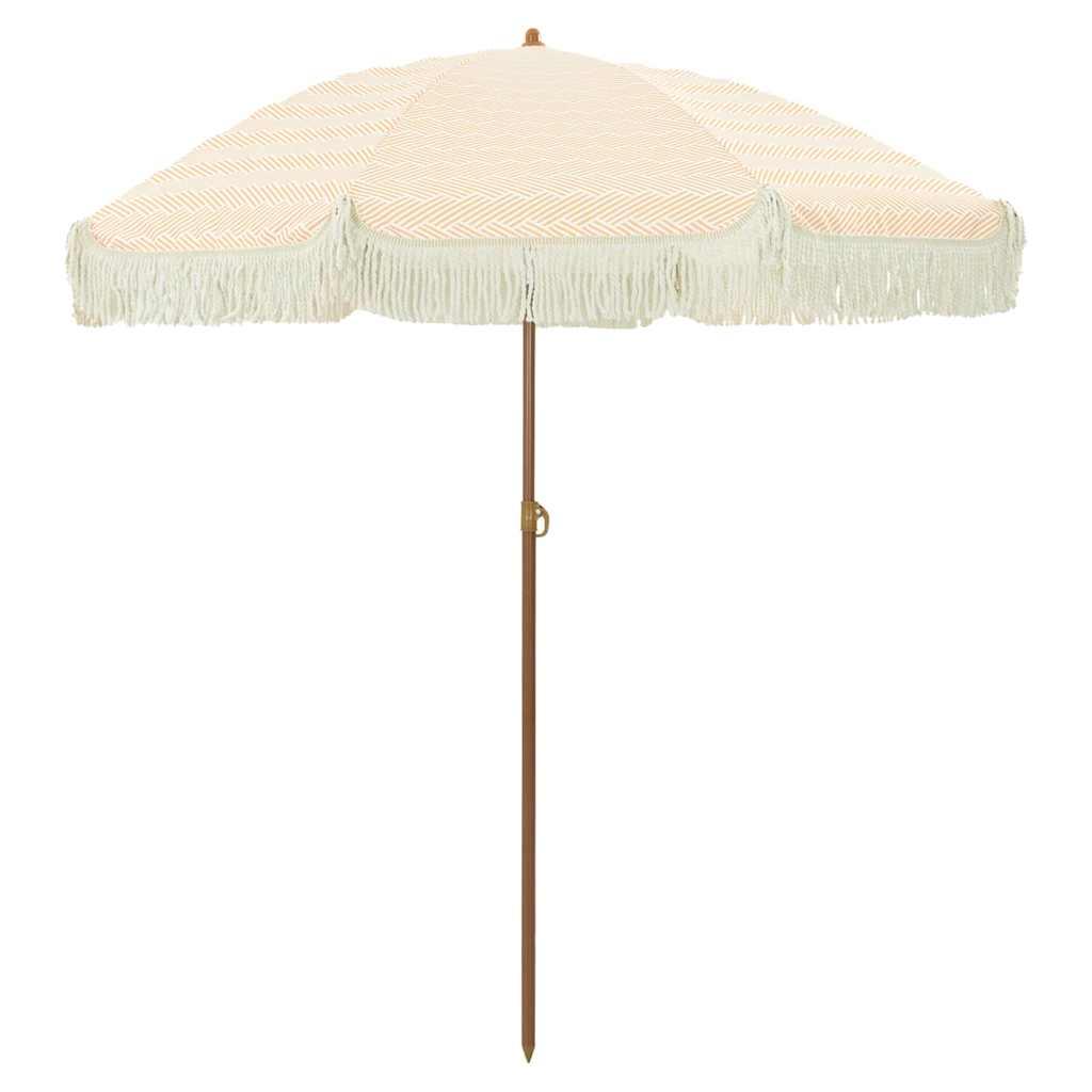 Parasol de playa Poliéster y Acero Redondo