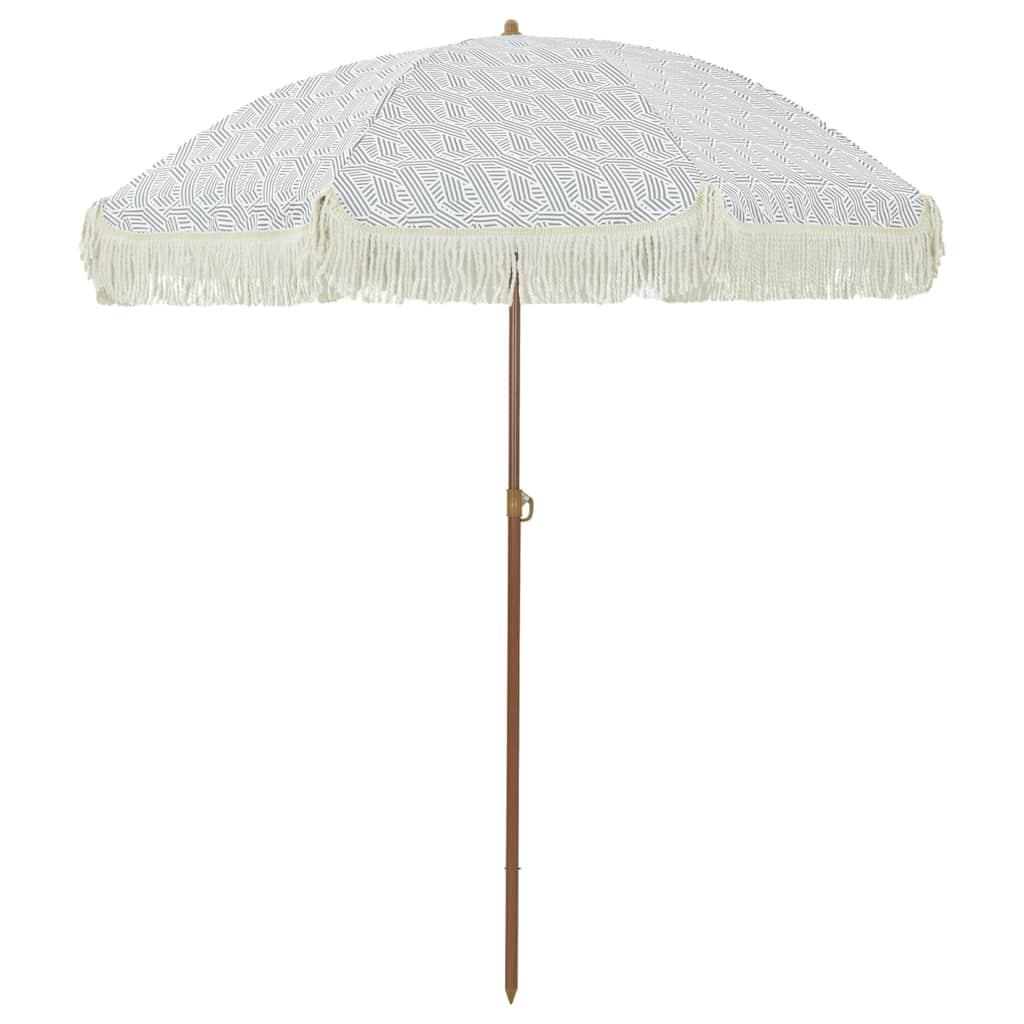 Parasol de playa Poliéster y Acero Redondo