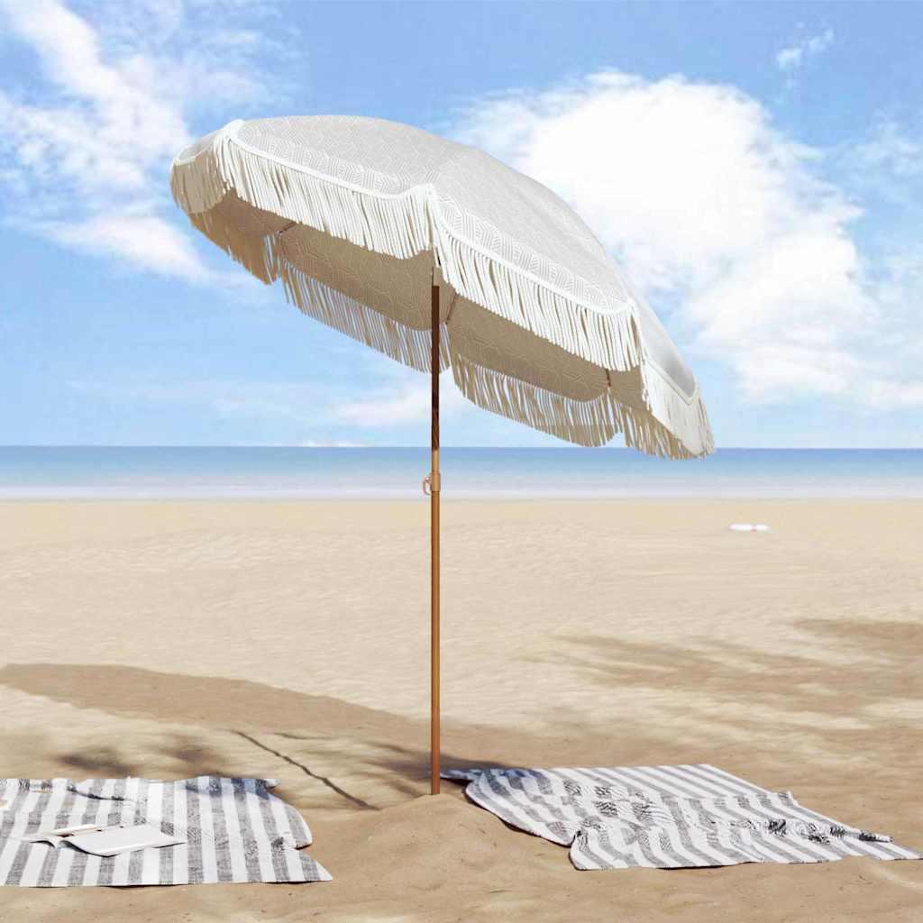 Parasol de playa Poliéster y Acero Redondo