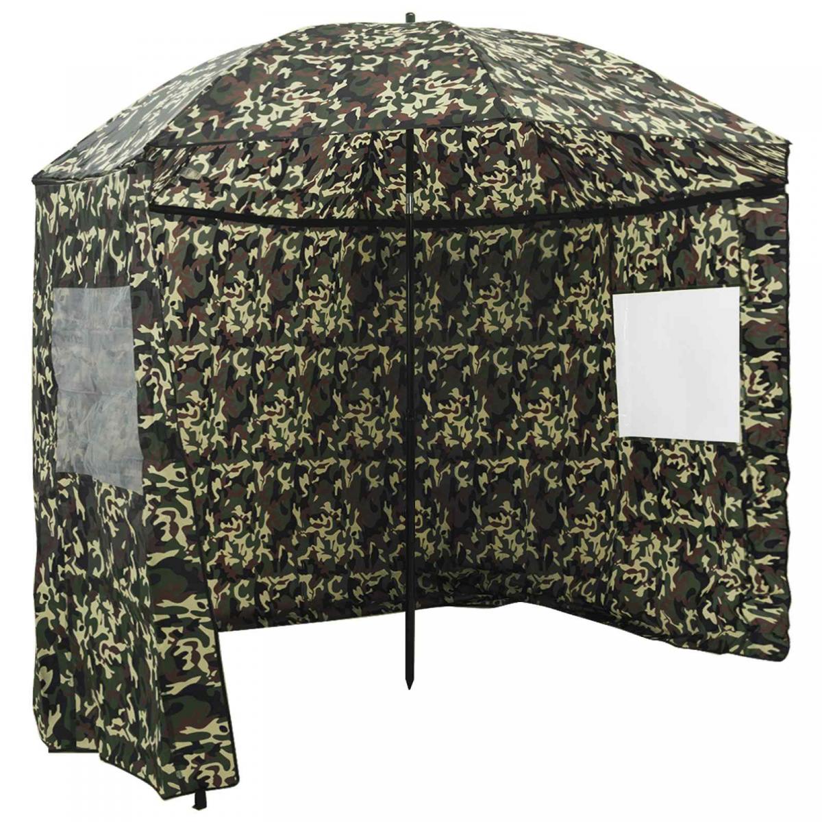 Paraguas de Pesca Poliéster Oxford Camuflaje