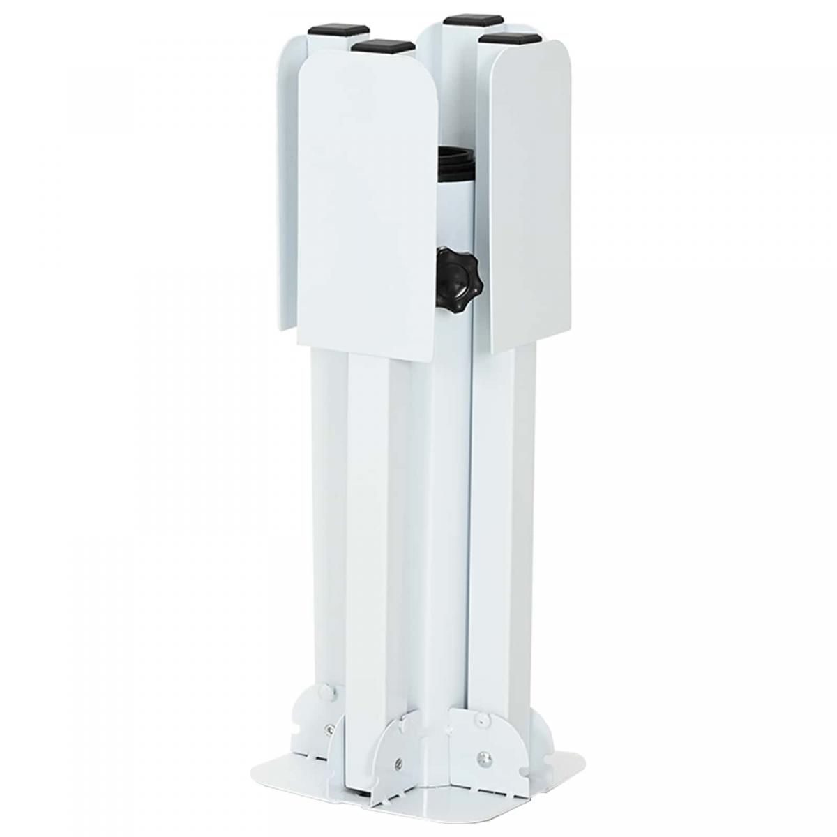 Soporte para Parasol Blanco Acero