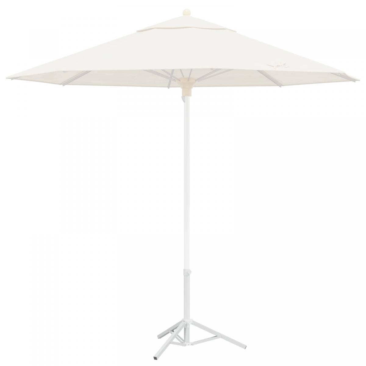 Soporte para Parasol Blanco Acero for 25-32 mm Pole