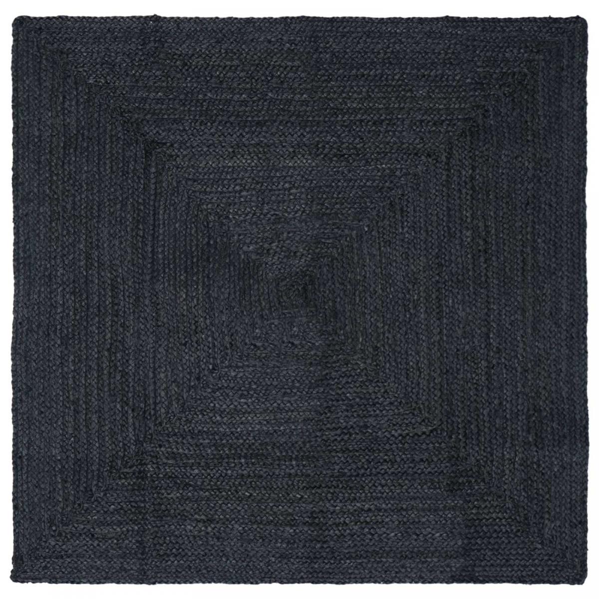 Alfombra de área Marrón Claro 120 x 120 cm yute