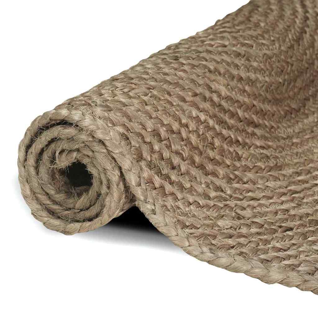 Alfombras de área Gris oscuro 60 x 250 cm yute