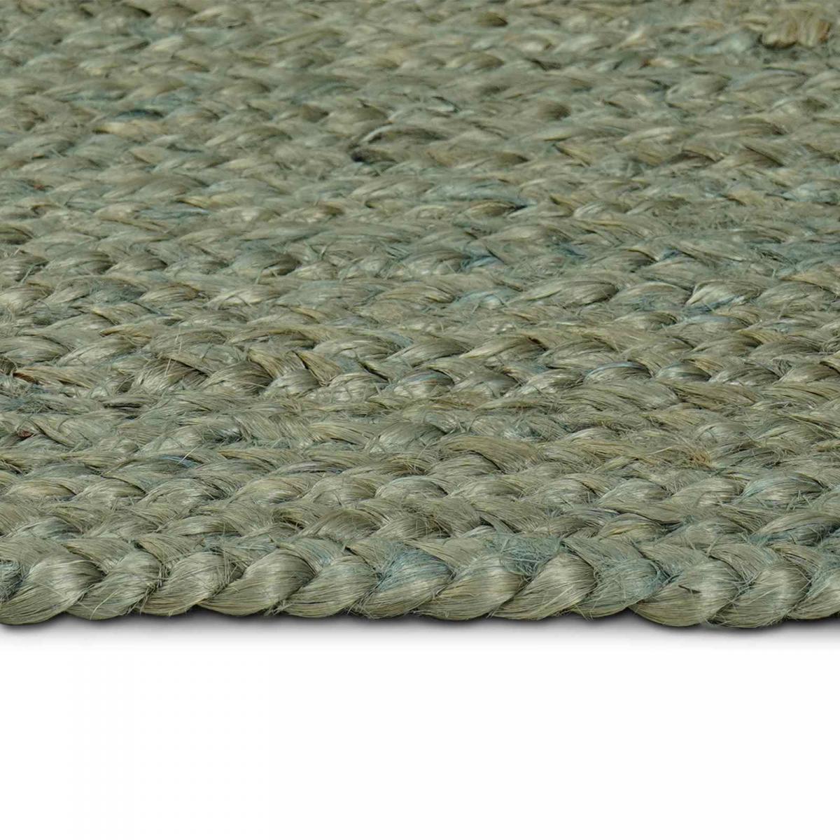 Alfombras de área Gris oscuro 200 x 200 cm yute
