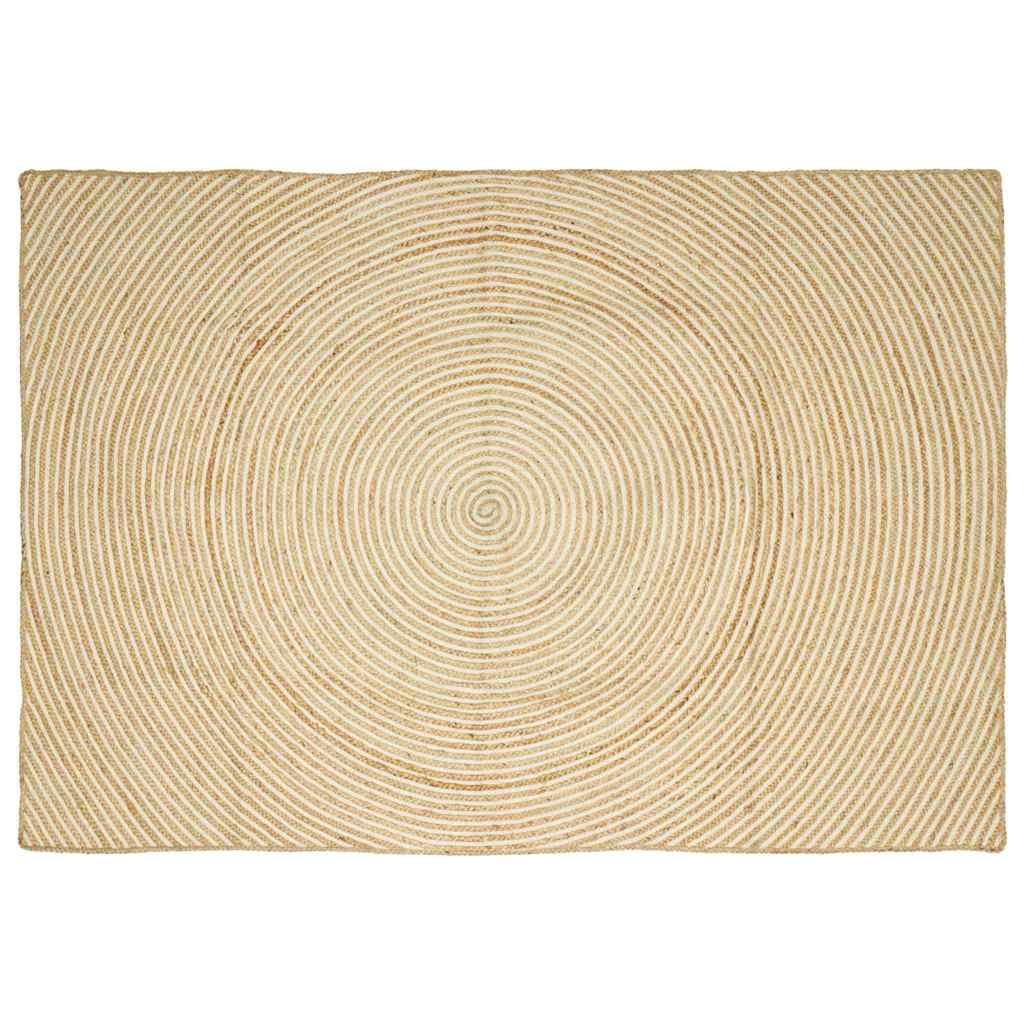 Alfombra de área Marrón Claro 200 x 290 cm yute
