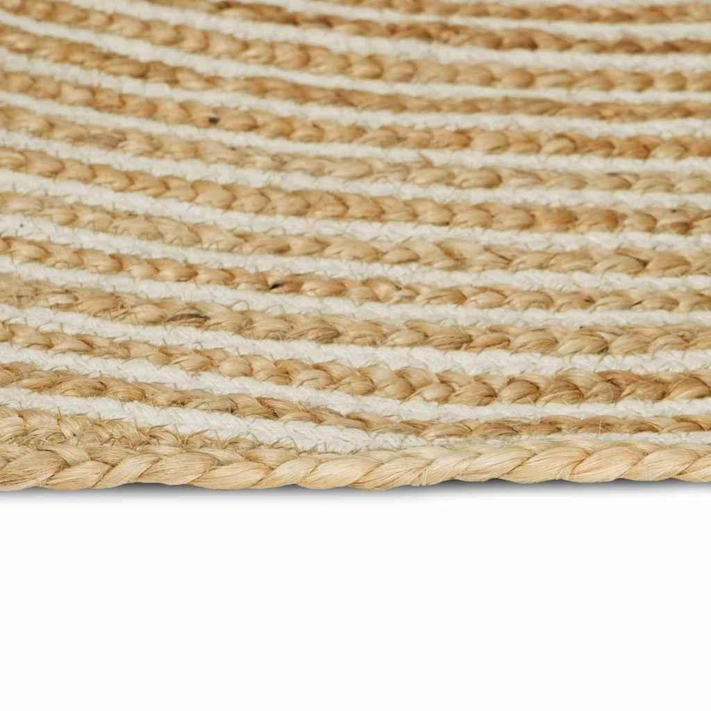 Alfombra de área Marrón Claro 200 x 290 cm yute