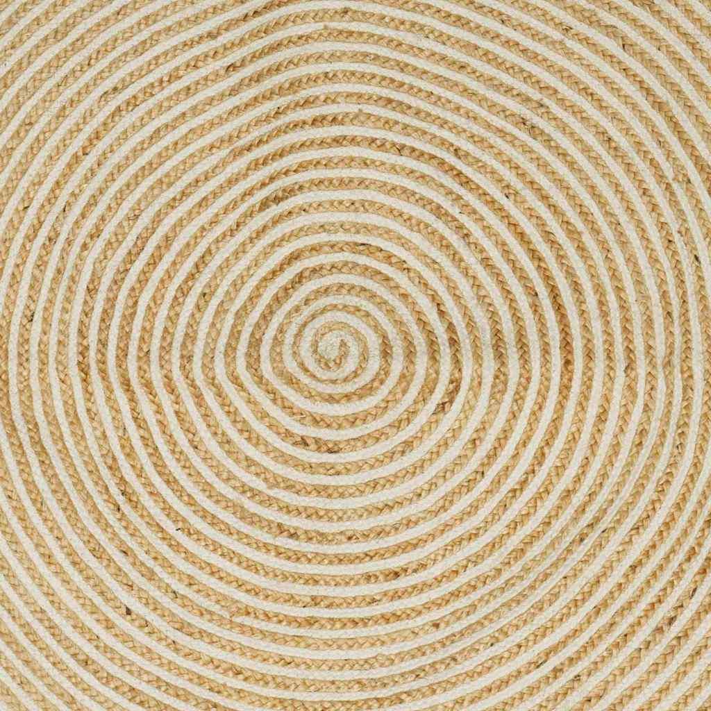 Alfombra de área Marrón Claro 200 x 290 cm yute