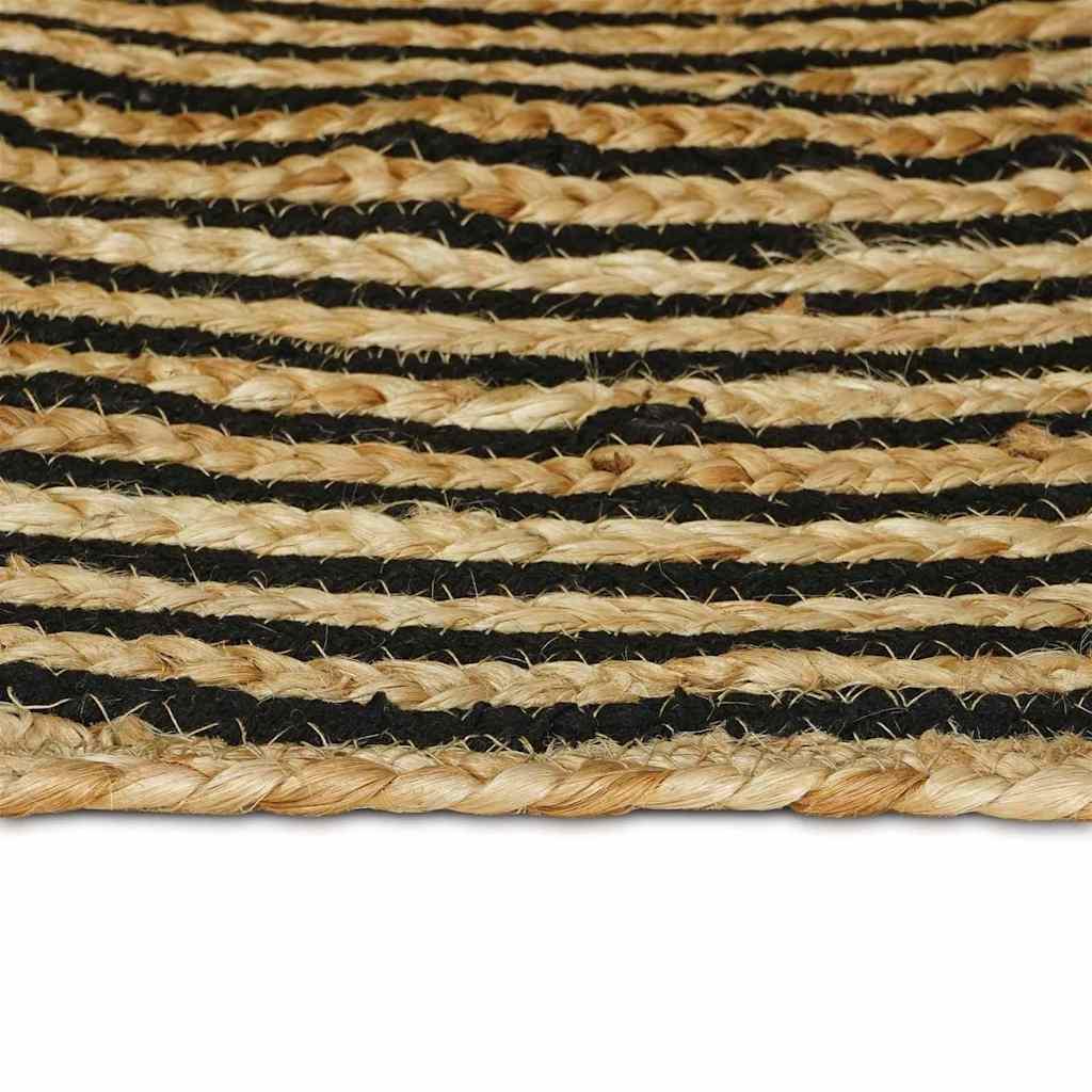Alfombra de área Marrón Claro 80 x 200 cm yute