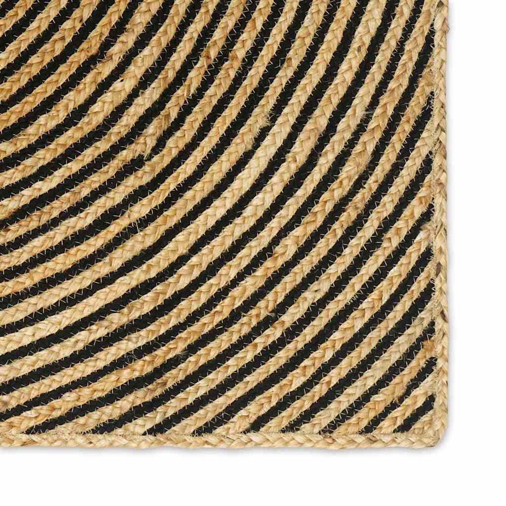 Alfombra de área Marrón Claro 80 x 200 cm yute