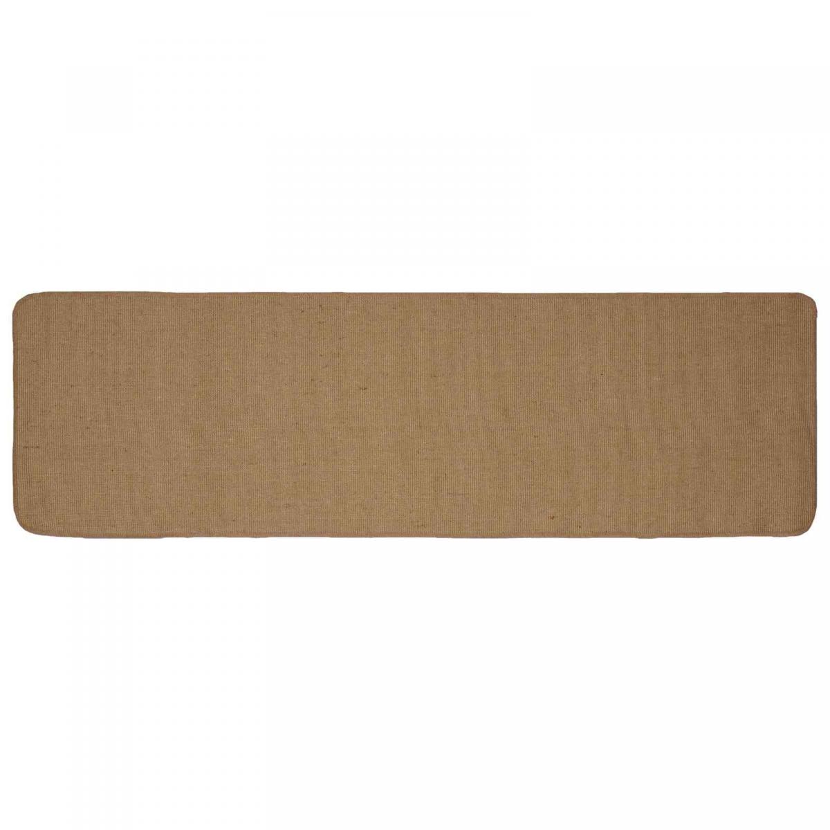 Alfombra de área Marrón Claro 60 x 250 cm yute