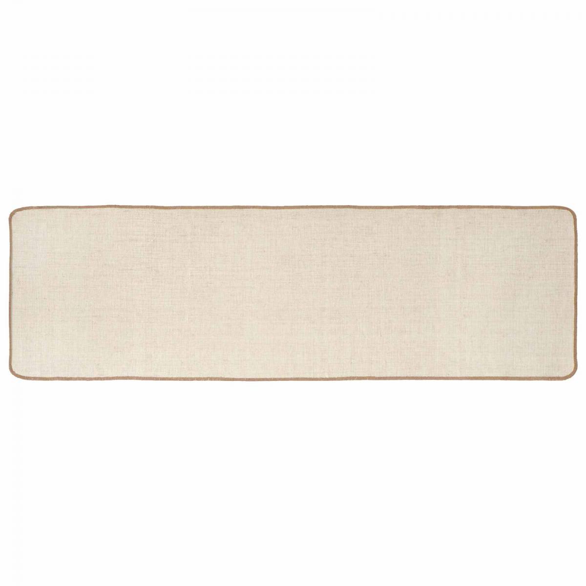 Alfombra de área Marrón Claro 60 x 250 cm yute