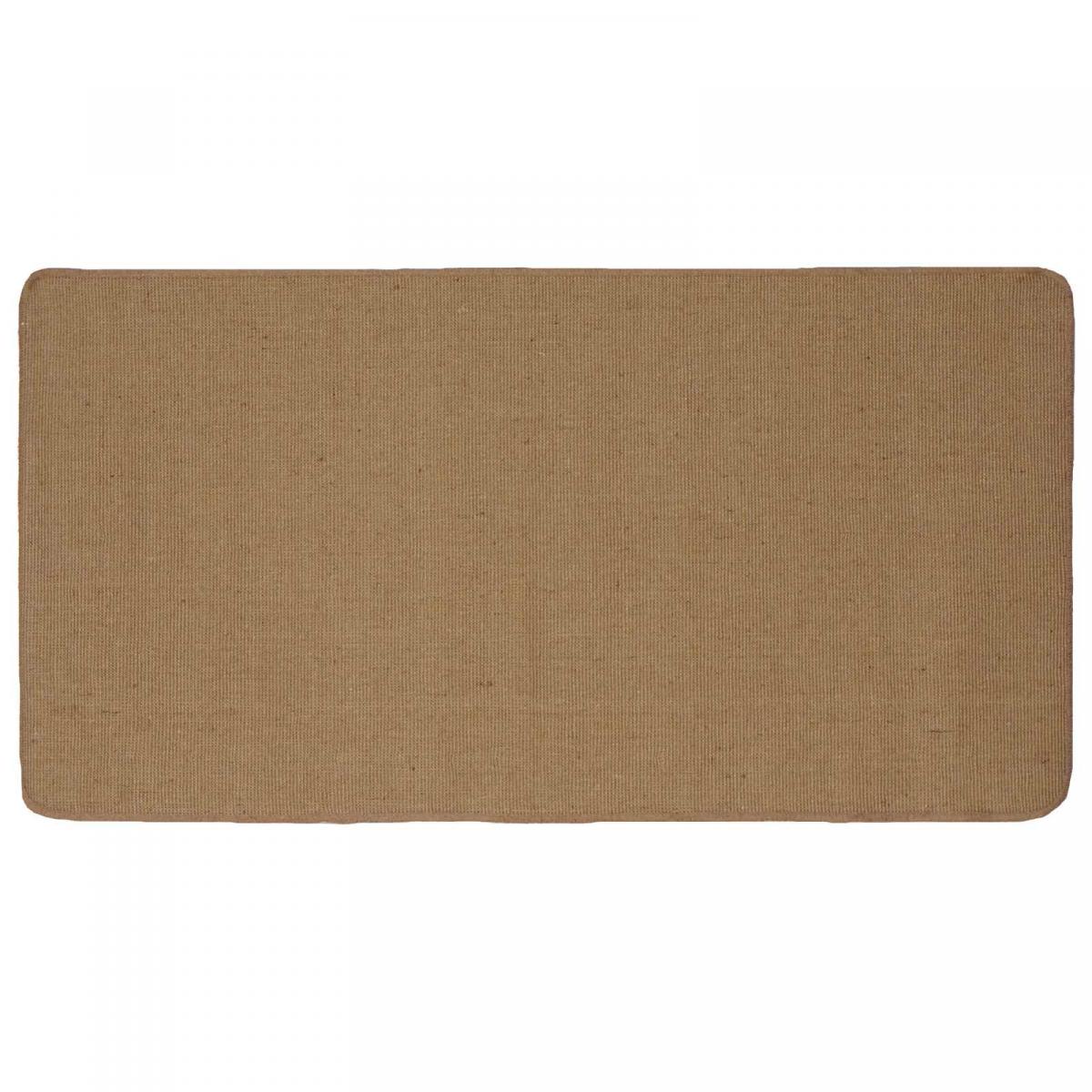 Alfombra de área Marrón Claro 80 x 150 cm yute