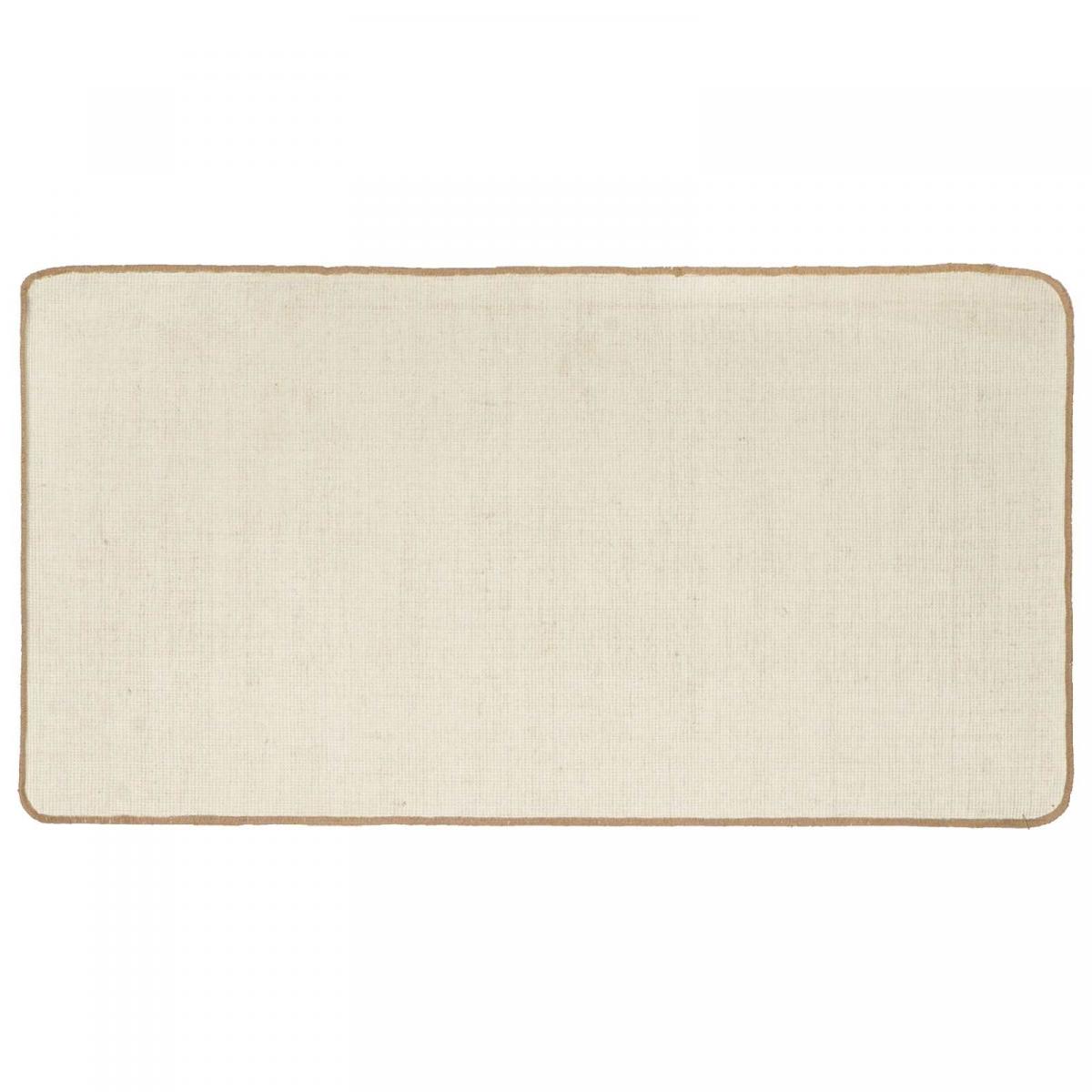 Alfombra de área Marrón Claro 80 x 150 cm yute