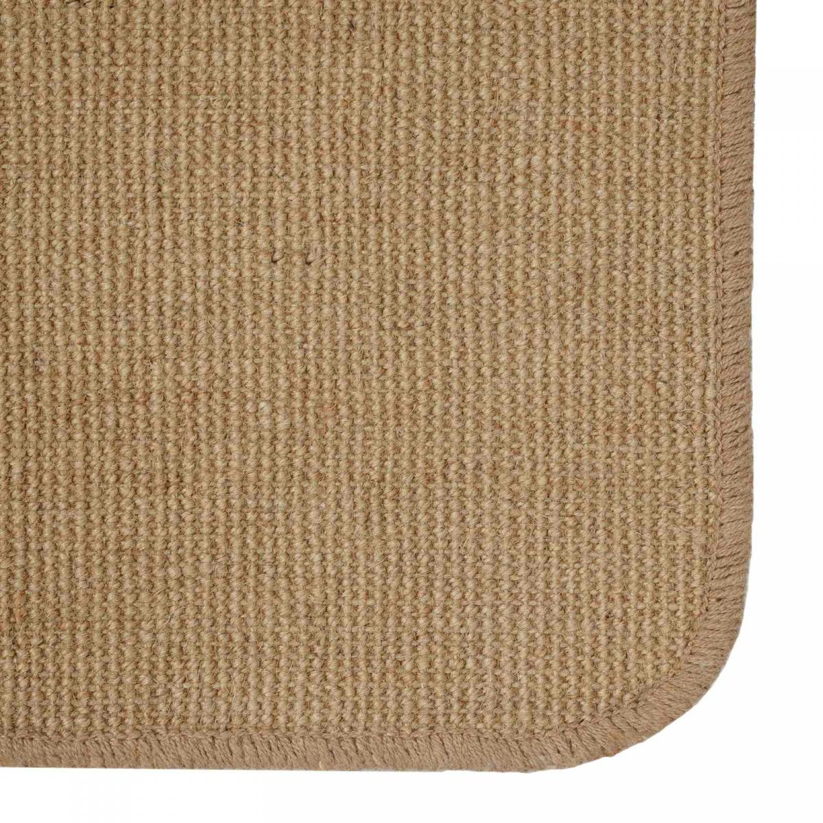 Alfombra de área Marrón Claro 80 x 150 cm yute