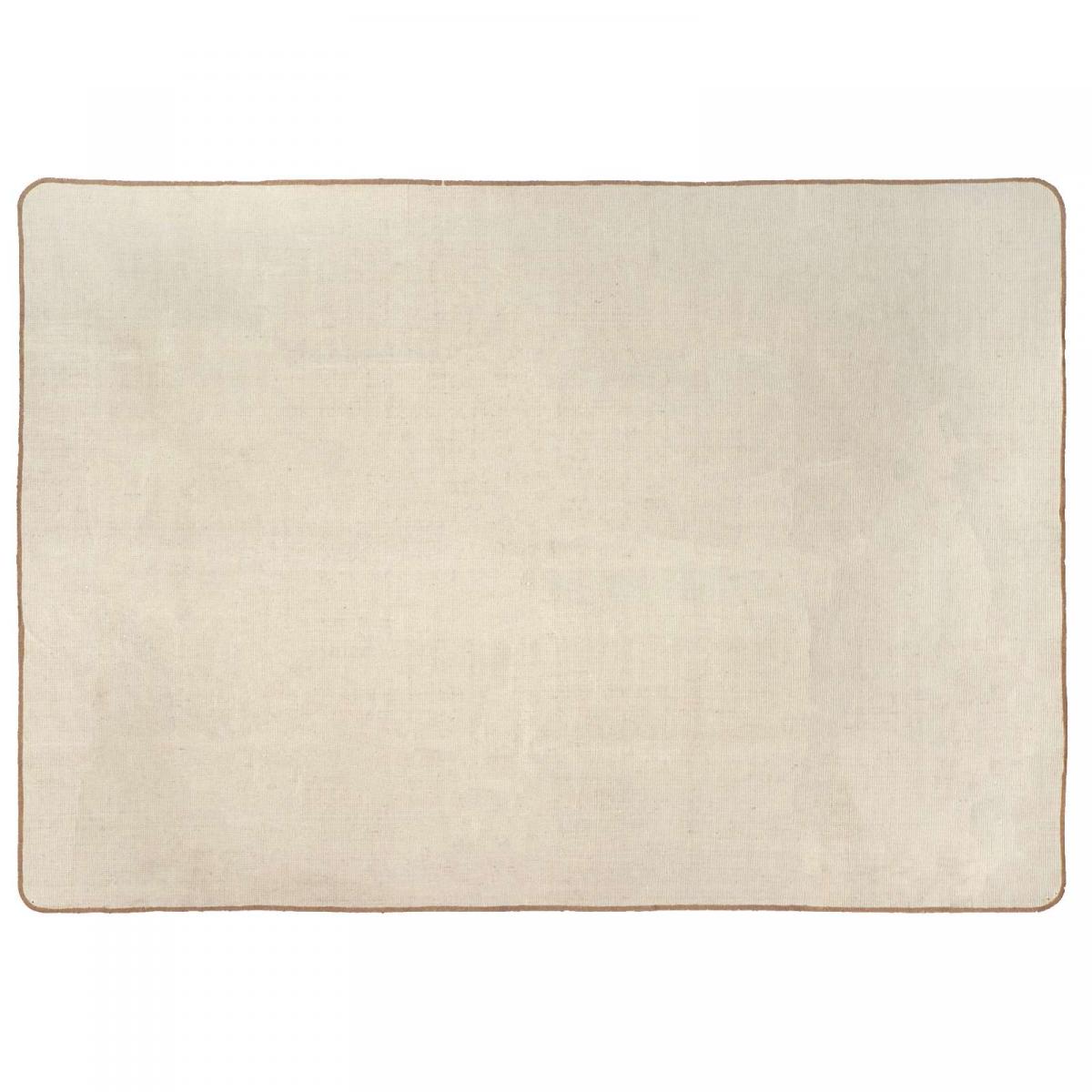 Alfombra de área Marrón Claro 200 x 290 cm yute