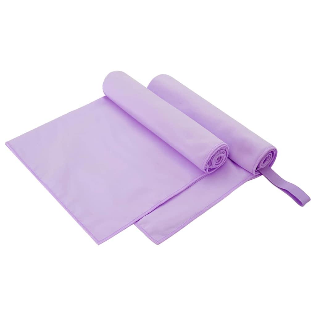 Toallas Deportivas 2 uds. Morado