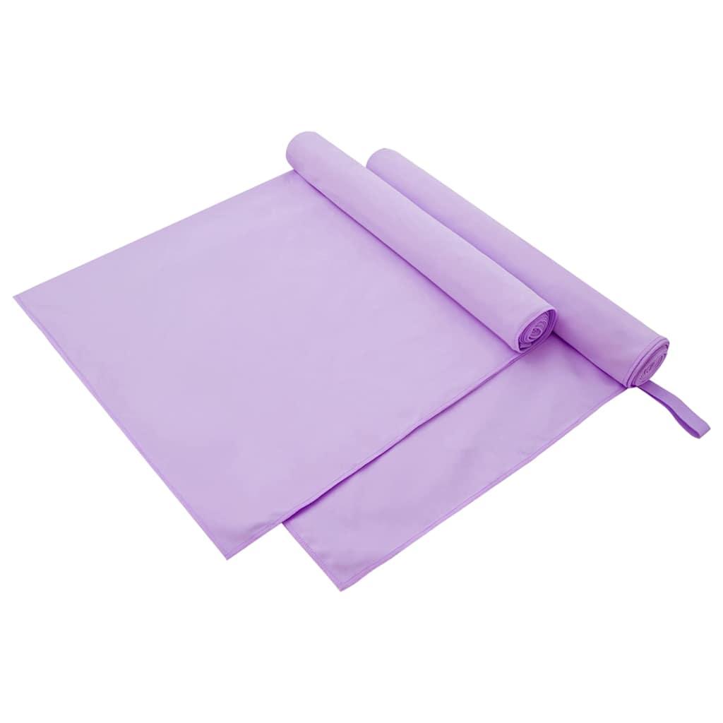 Toallas Deportivas 2 uds. Morado