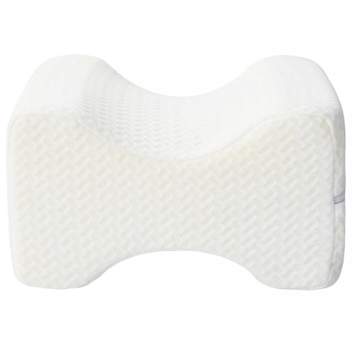 Knee Pillow Espuma viscoelástica y poliéster 26 x 21,5 x 15 cm