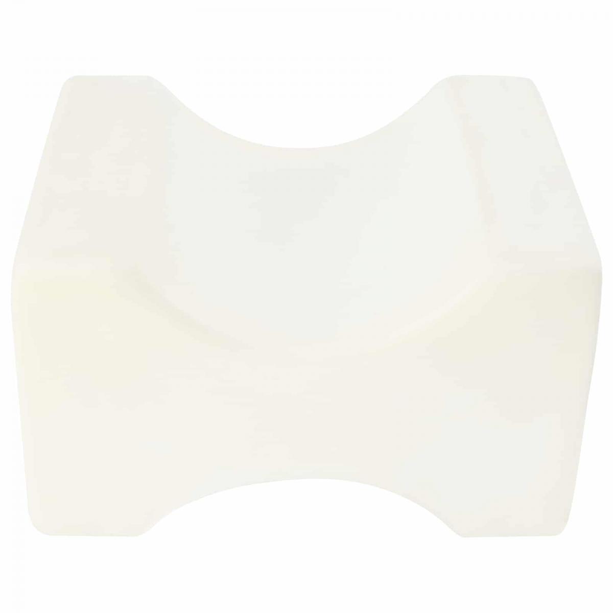 Almohada para rodilla Color sólido Gris 26 x 21,5 x 15 cm