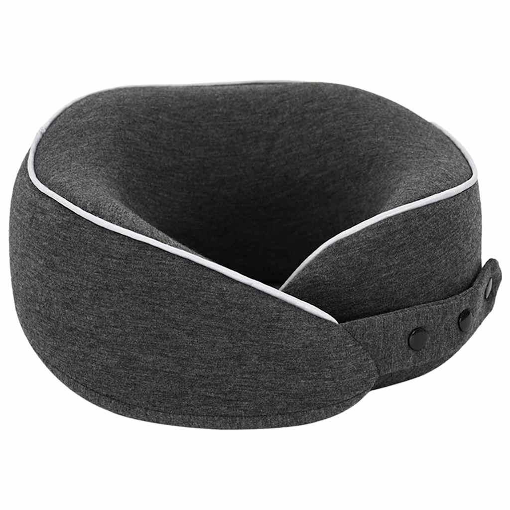 Almohada de viaje para cuello Gris oscuro