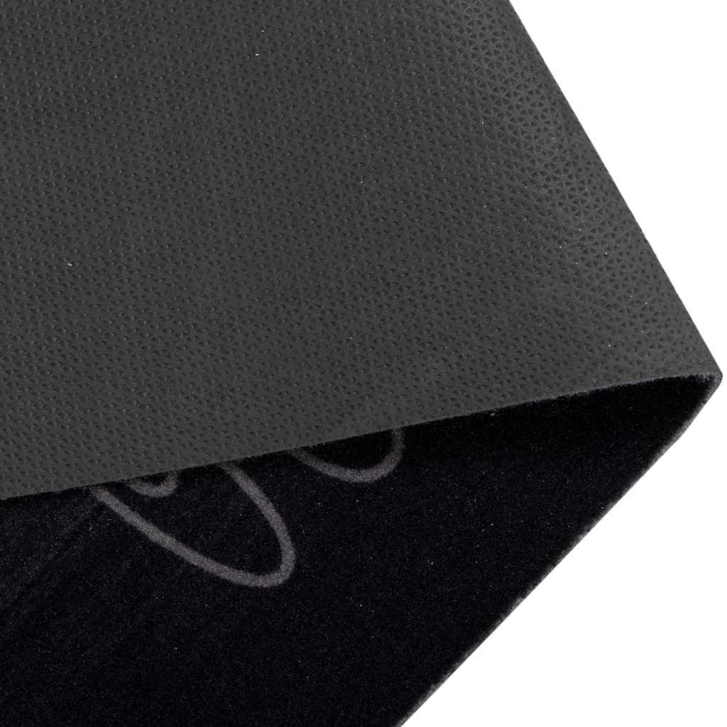 Alfombra de cocina Cubiertos Negro Terciopelo