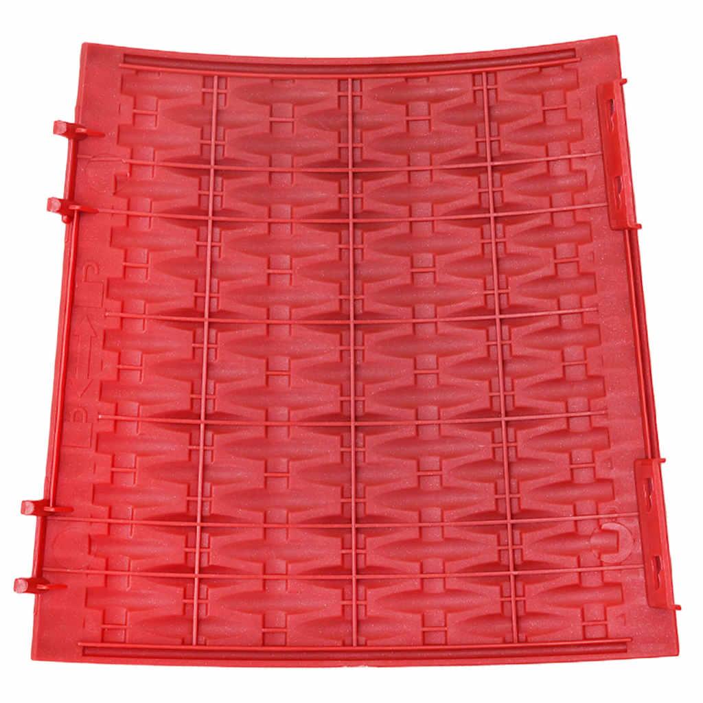 FaldadeárboldeNavidad Redondo Rojo Ø 65 x 23 cm Plástico