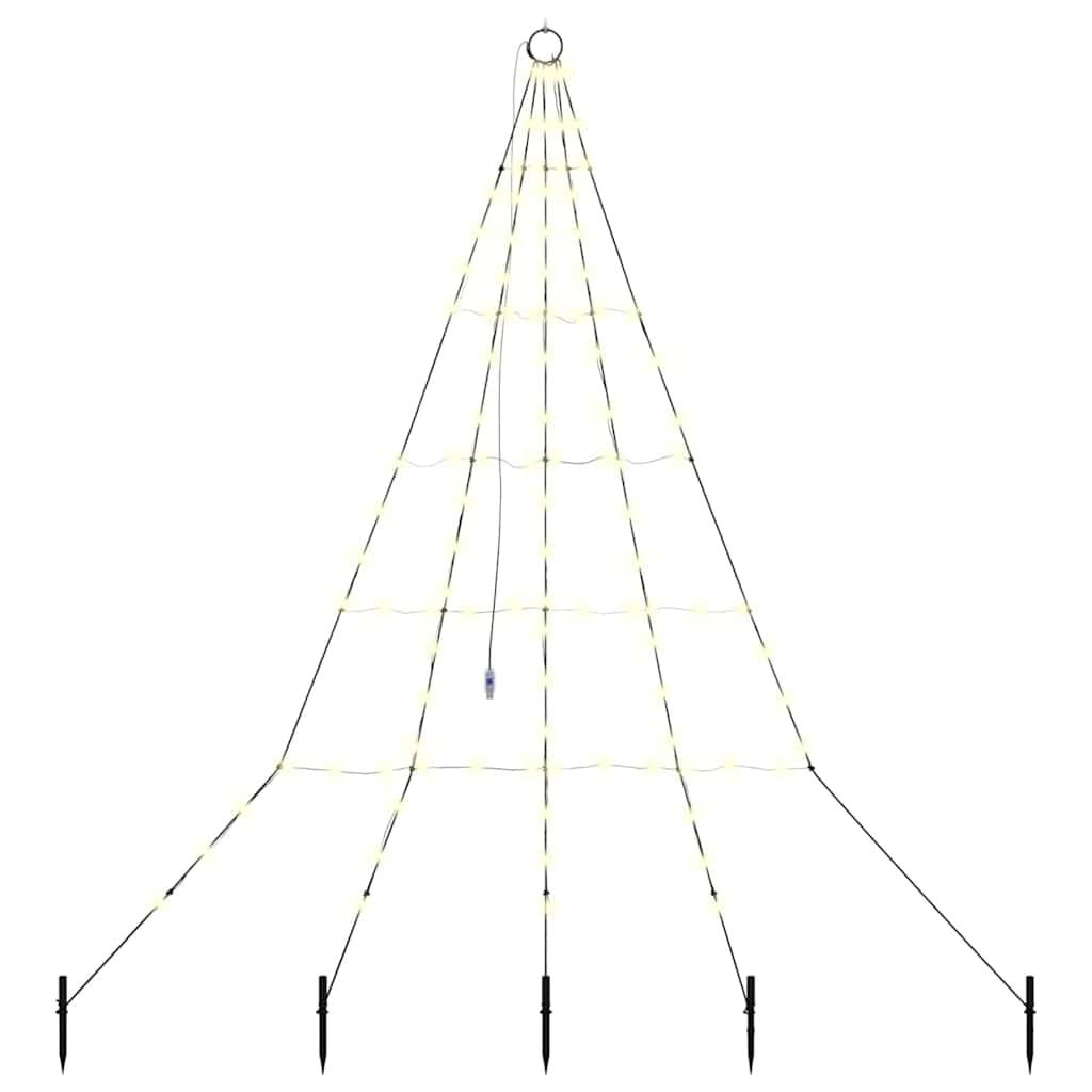 Árbol de Navidad LED EKENAS 182 cm 112 LED