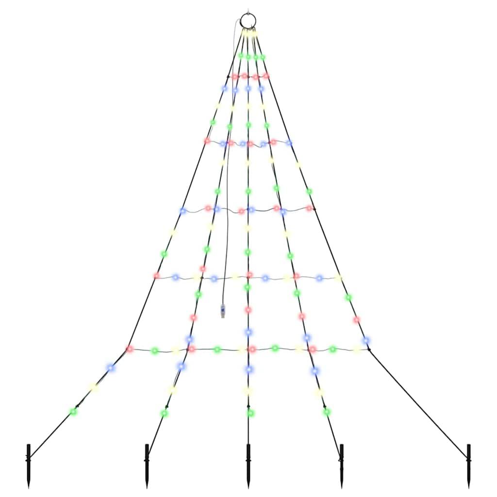Árbol de Navidad LED EKENAS 182 cm 112 LED