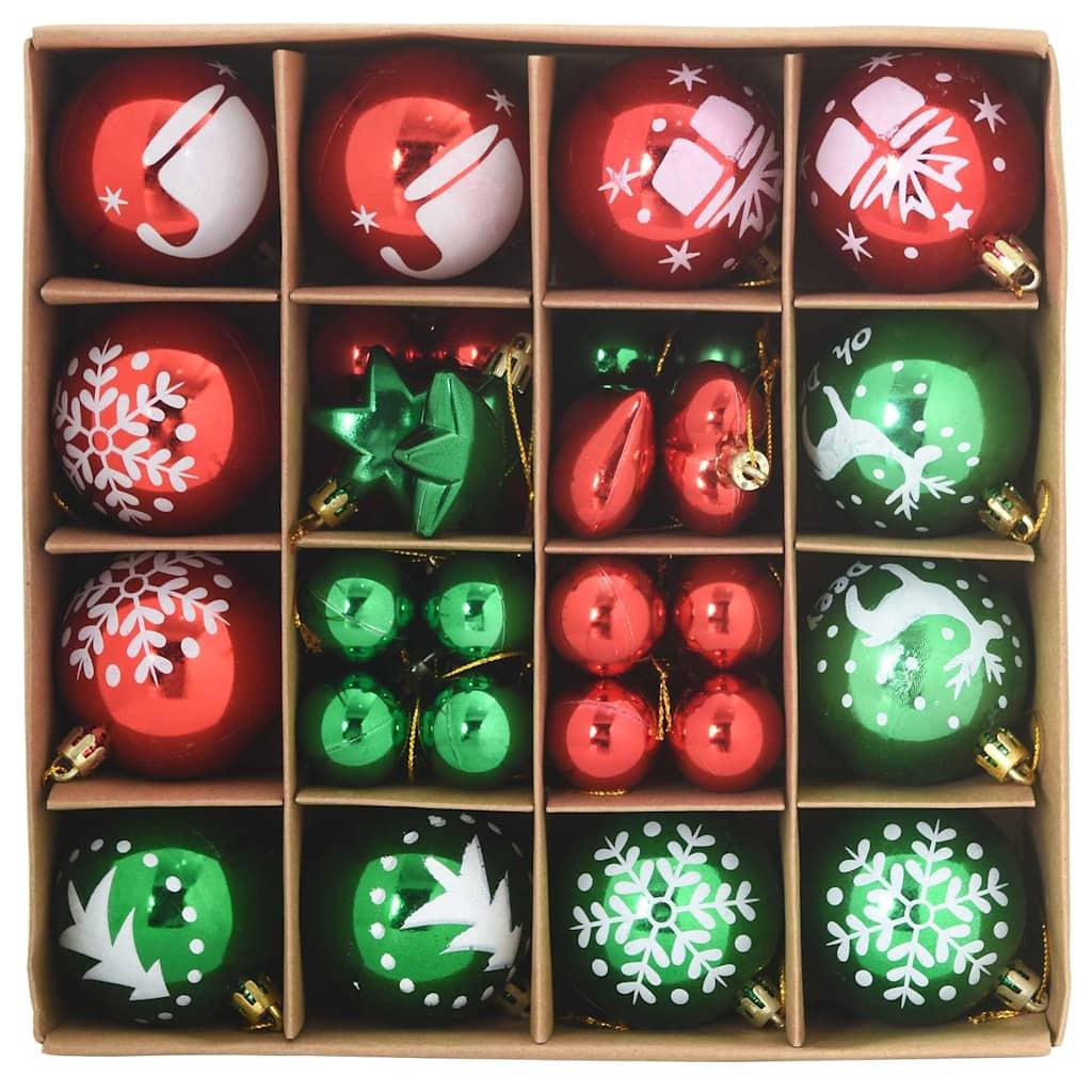 Juego de Esferas de Navidad 40 uds. y Ø 6 cm