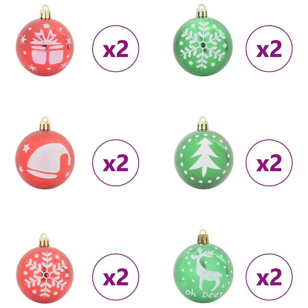 Juego de Esferas de Navidad 40 uds. y Ø 6 cm
