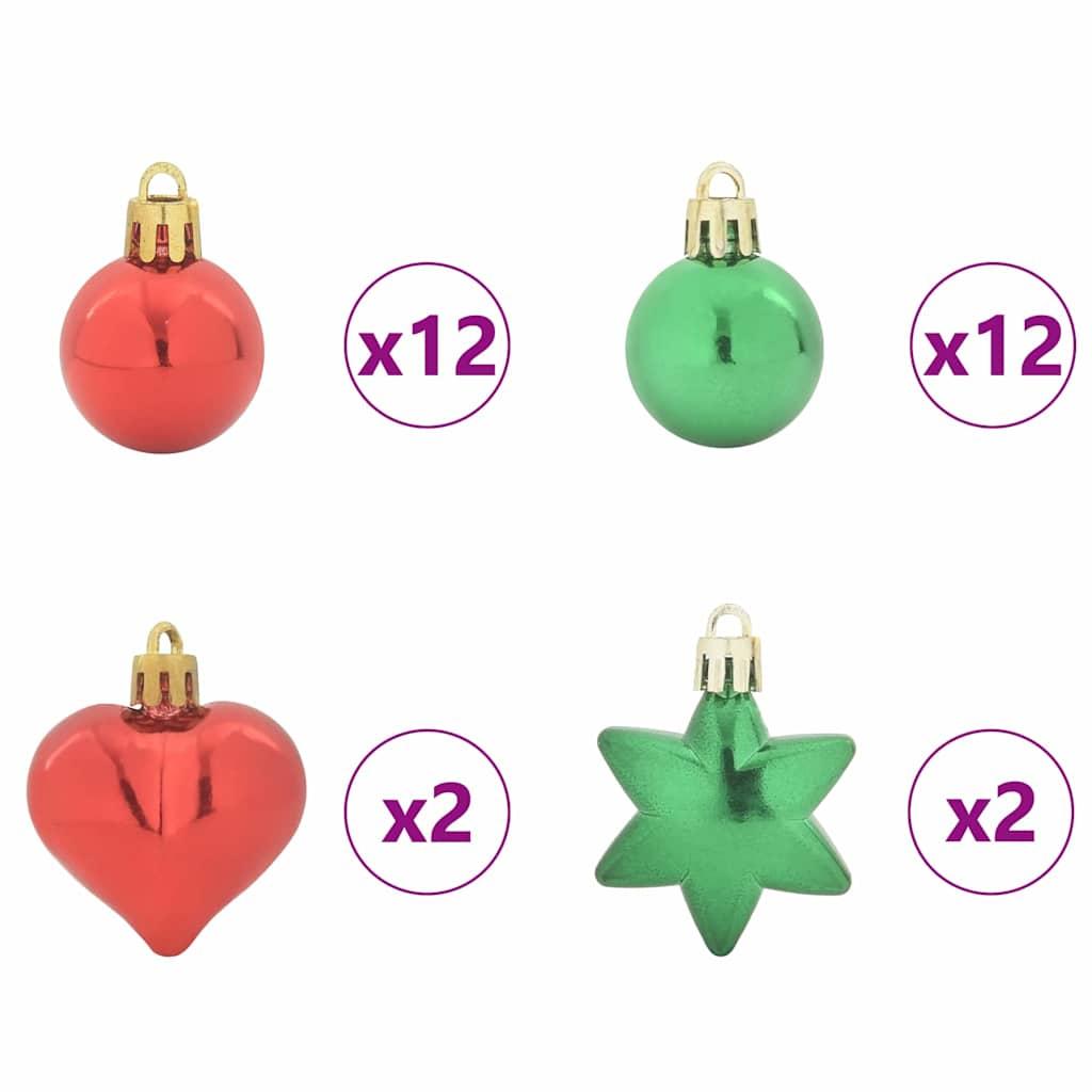 Juego de Esferas de Navidad 40 uds. y Ø 6 cm