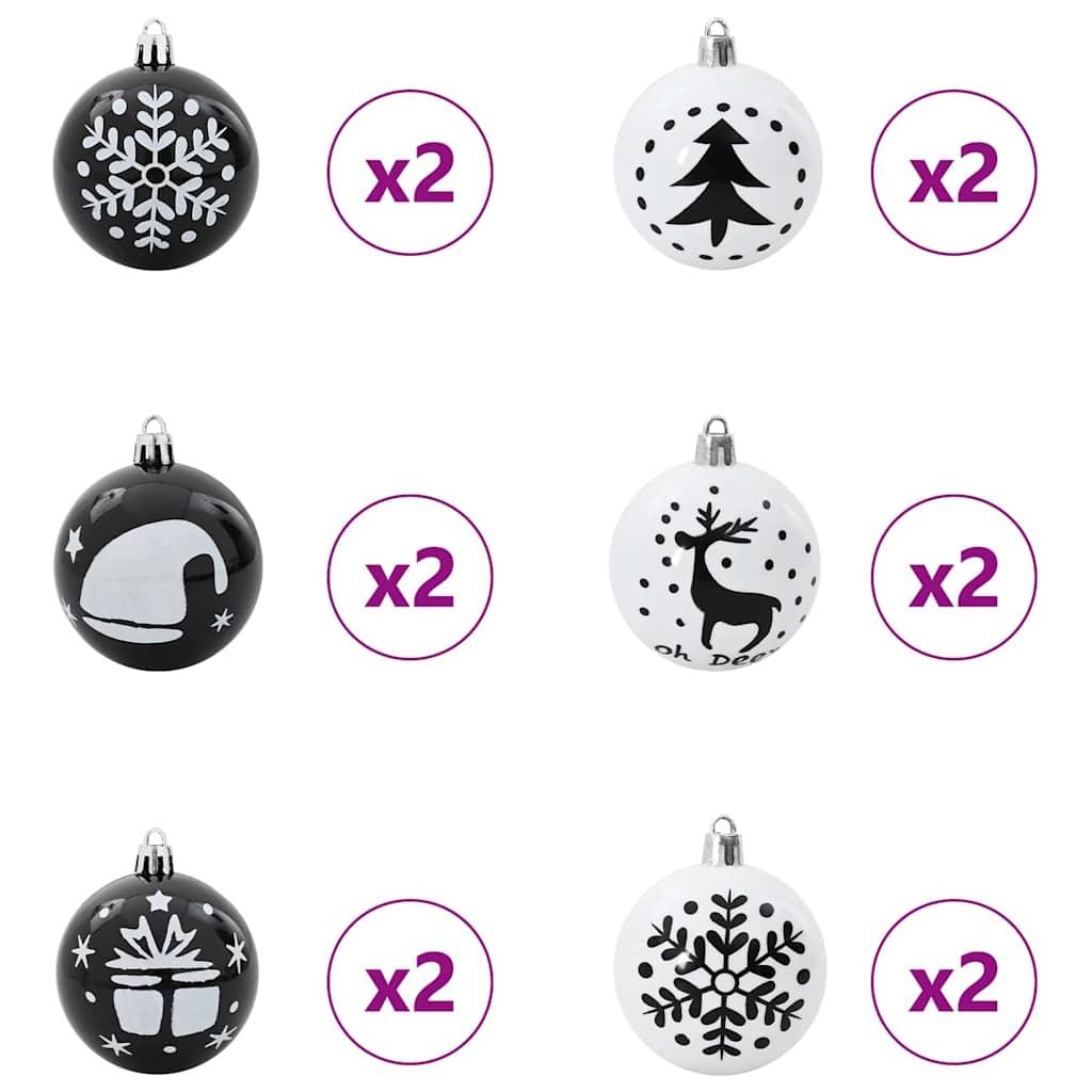 Juego de Esferas de Navidad 40 uds. y Ø 6 cm