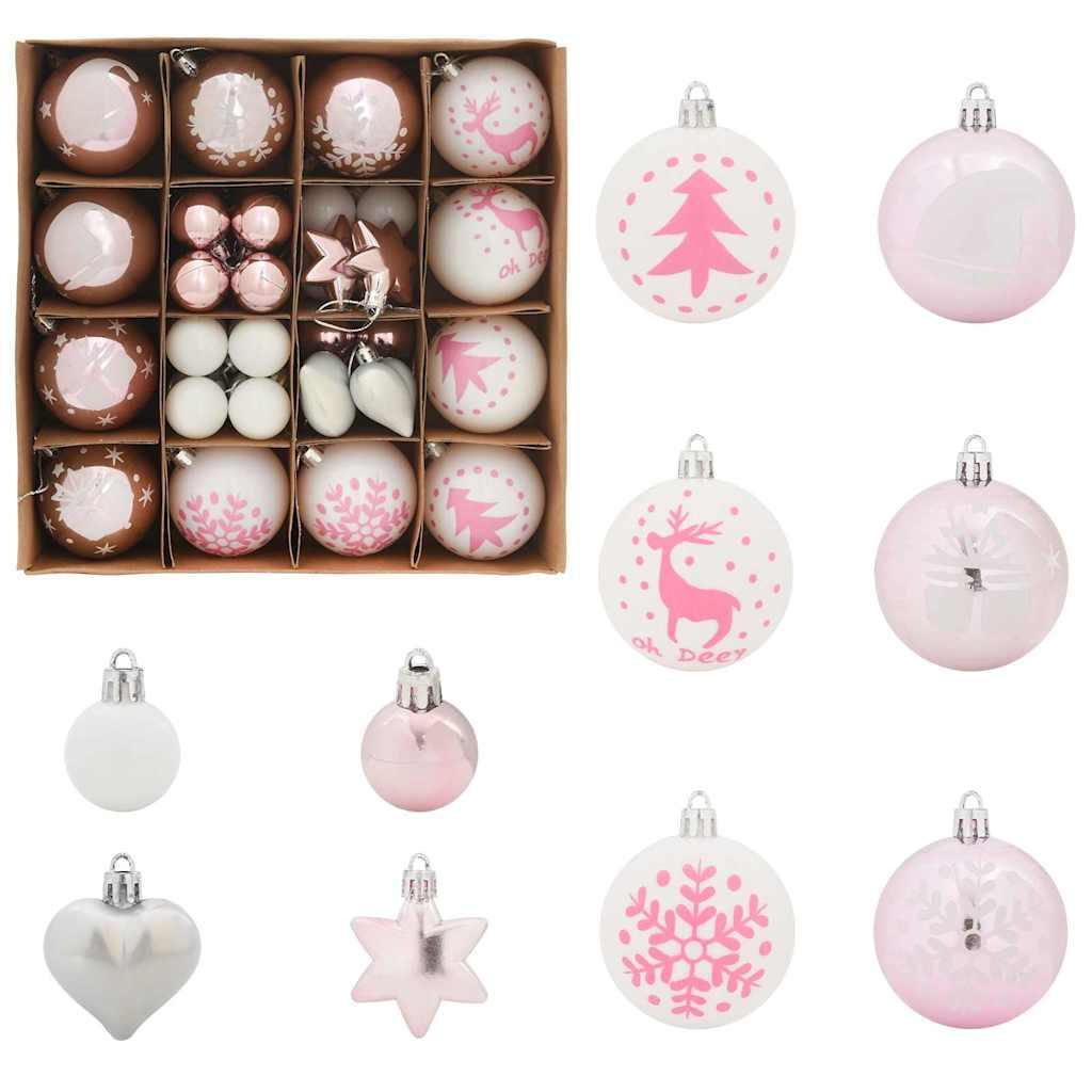 Juego de Esferas de Navidad 40 uds. y Ø 6 cm