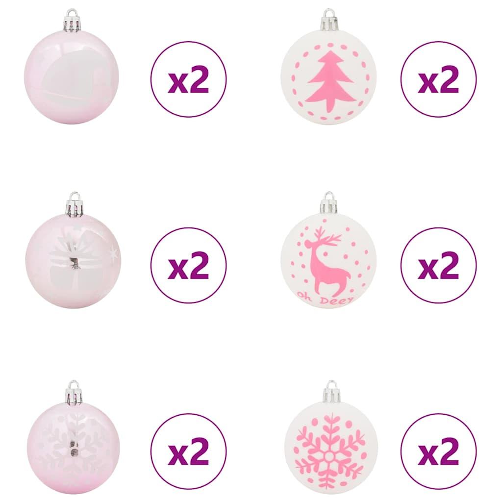 Juego de Esferas de Navidad 40 uds. y Ø 6 cm