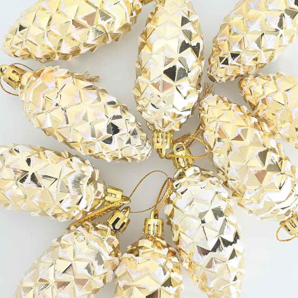 Decoración para Árbol de Navidad 40 uds. Dorado