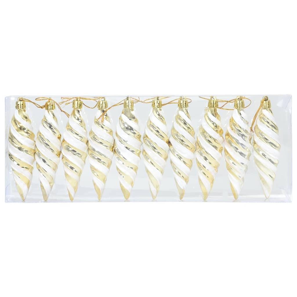 Decoración para Árbol de Navidad 40 uds. Dorado