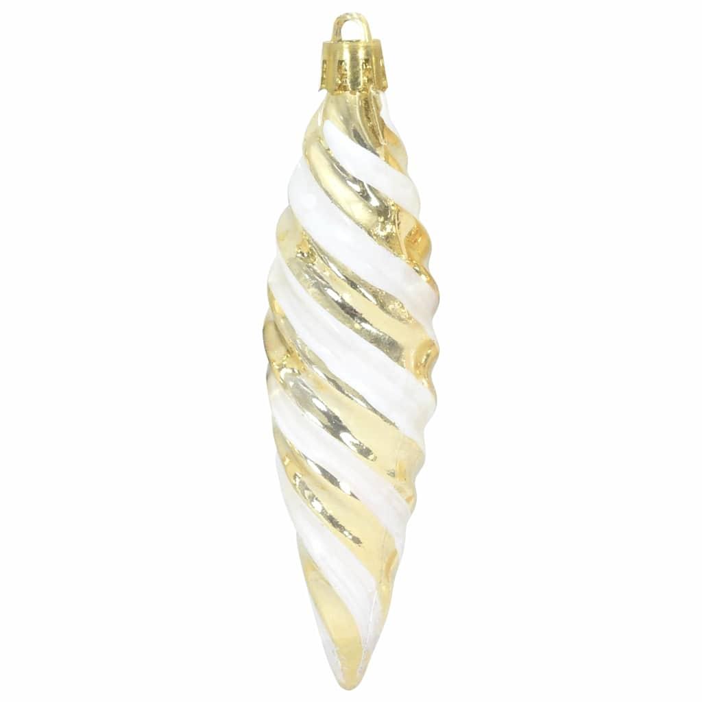 Decoración para Árbol de Navidad 40 uds. Dorado