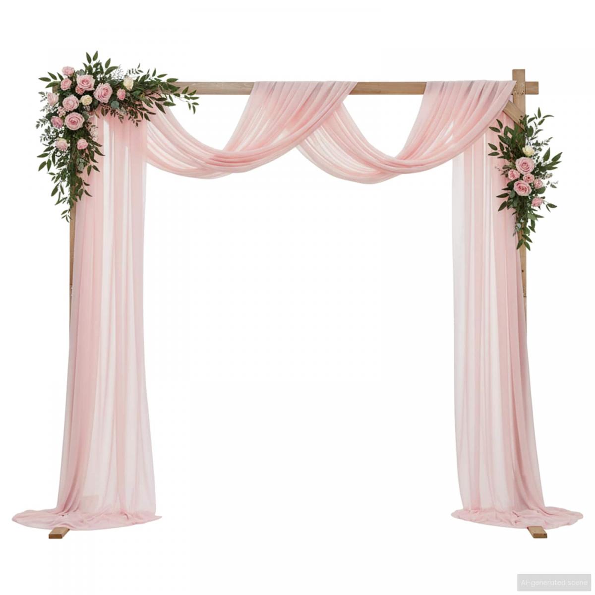 Arco de Boda Marrón Claro