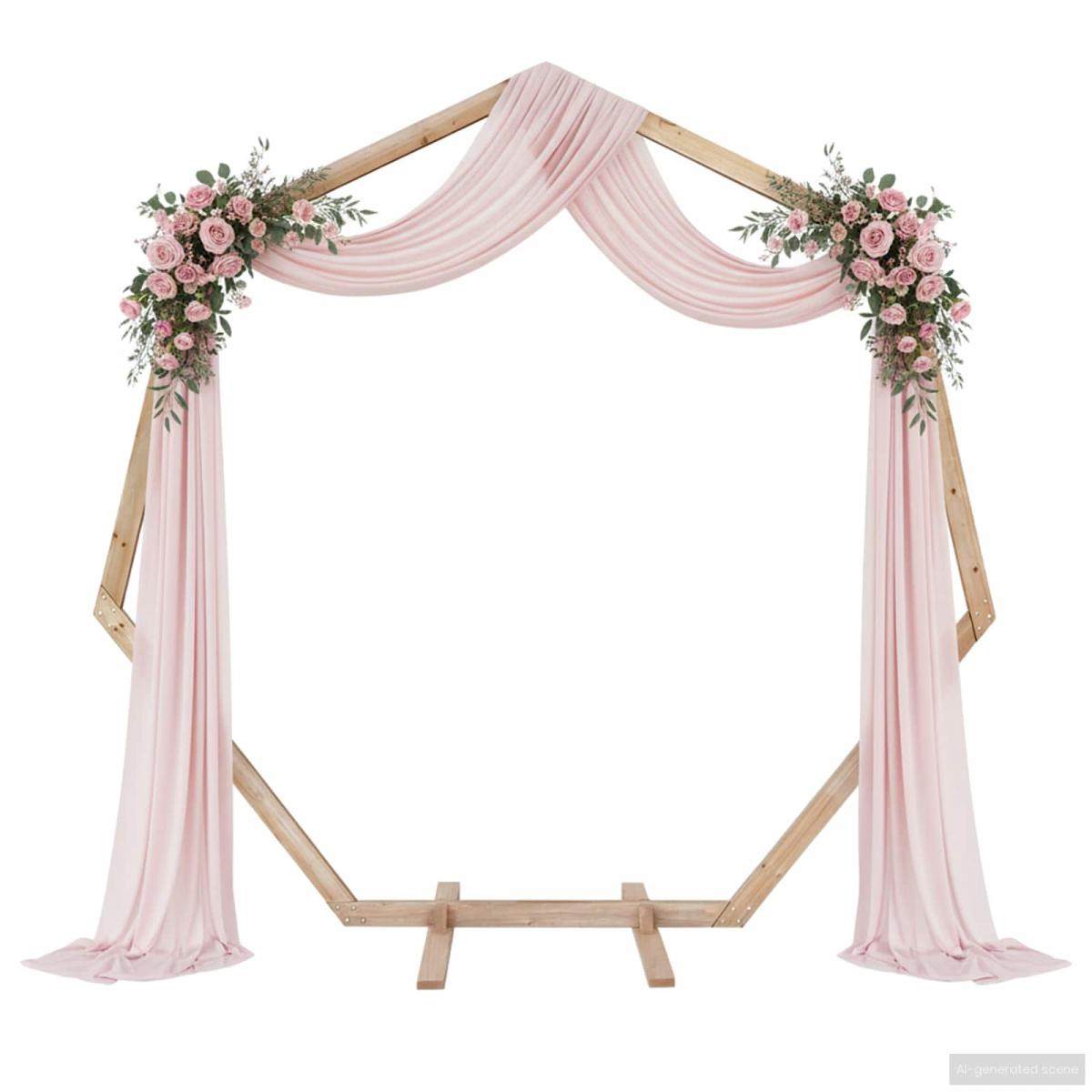 Arco de Boda Marrón Claro