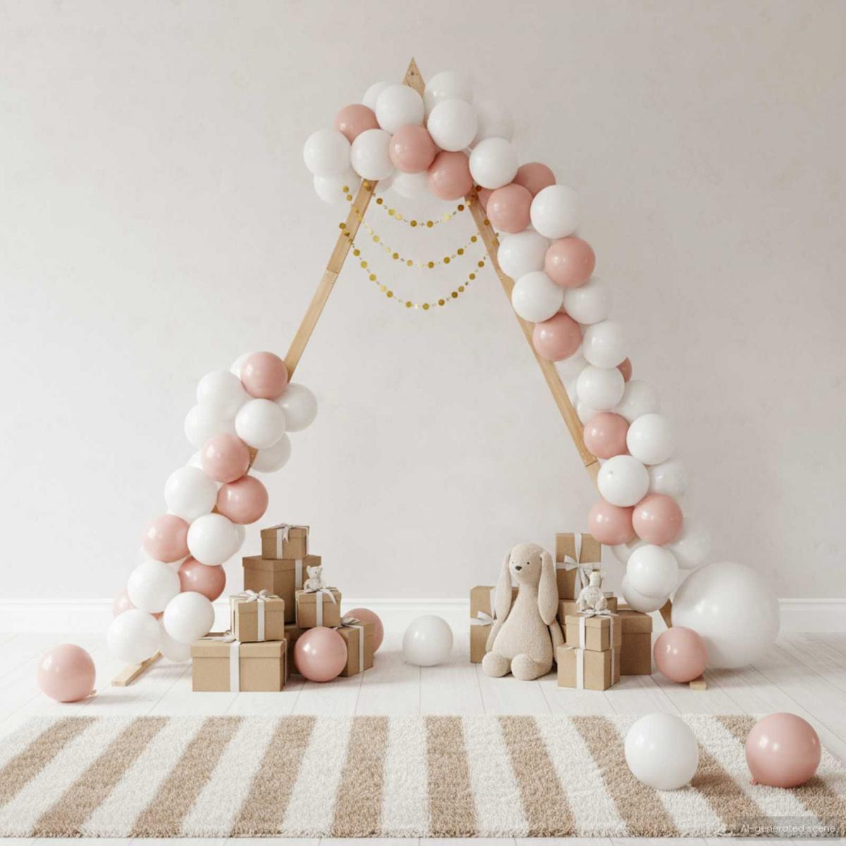 Arco de Boda Marrón Claro