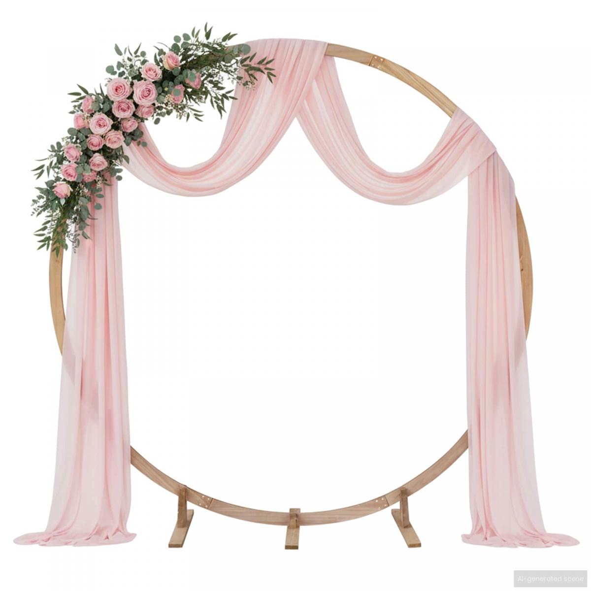 Arco de Boda Marrón Claro